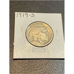 1919 S Full Date Buffalo Nickel