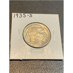 1935 S Full Horn Buffalo Nickel