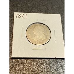 1821 Bust Dime