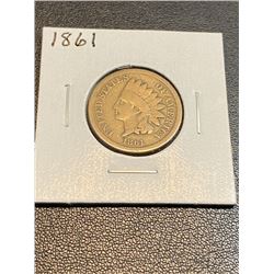 1861 Indian Head Cent