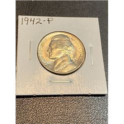 1942 P Jefferson Nickel