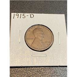 1915 D Lincoln Wheat Cent