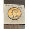 Image 1 : 1940 s MS 64 Washington Quarter