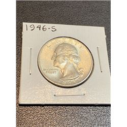 1946 s BU Grade Washington Quarter