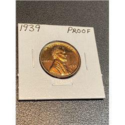 1939 Proof Lincoln Wheat Cent