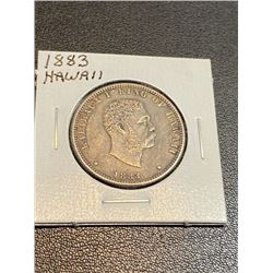 1883 Hawaiin 1/4 Dollar RARE COIN!