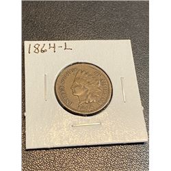 1864 L Full Liberty Indian Head Cent