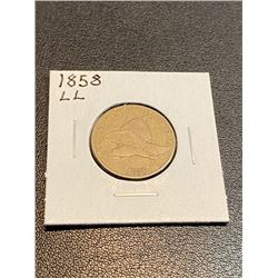 1858 LL Flying Eagle Cent