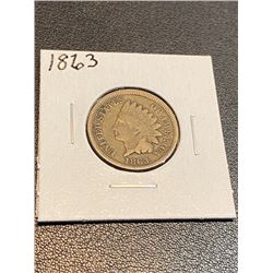 1863 Indian Head Cent