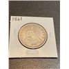Image 1 : 1861 Seated Liberty Quarter Dollar