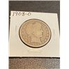 Image 1 : 1908 O Barber Quarter Dollar