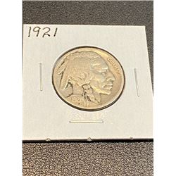 1921 Full Date Buffalo Nickel