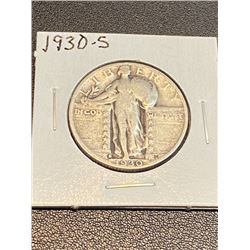 1930 s - Standing Liberty Quarter Dollar