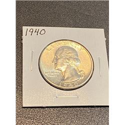 1940 Washington Quarter Dollar