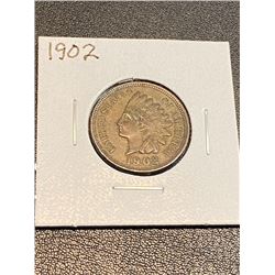 1902 Full Liberty Band Indian Head Cent