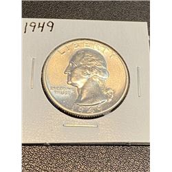 1949 Washington Quarter Dollar
