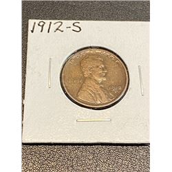 1912 S Lincoln Wheat Cent