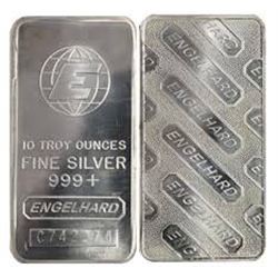 10 oz. ENGLEHARD Silver Bar VINTAGE