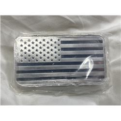 5 oz. USA Flag Silver Bar