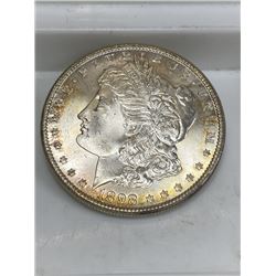1898 O Better Date Crisp BU Toned Rim Morgan