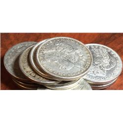 20 pcs. VF -XF Grade Pre 21 Morgan Dollars