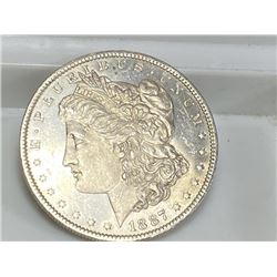 Better Date 1887 O High Grade PL Morgan Dollar