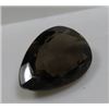 Image 1 : 19.20 ct. Natural Pear Shape Smokey Quartz
