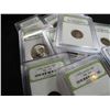 Image 3 : 10 pcs.  Coin Collection - 5 Halves - 5 Wheats -