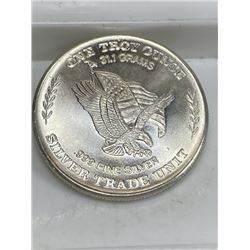 1 oz. Silve Round - 1981 US ASSAYERS S.F.