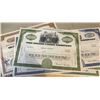 Image 3 : Lot of 10 pcs. Collectible Stock Certificates