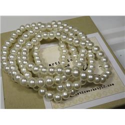 Costume Pearl 5 pc. Stretch Bracelet Set in Box
