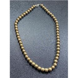 Faux Gold Pearl Fashion Necklace