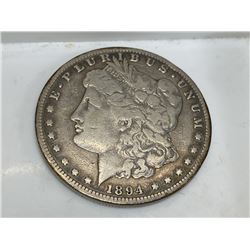 1894 s Key Date Morgan Silver Dollar