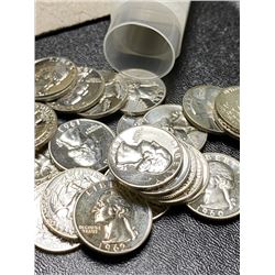 Roll of 40 Proof Mixed Date Washington Quarters
