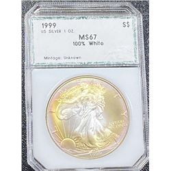 1999 MS 67 Toned Rim Better Date ASE