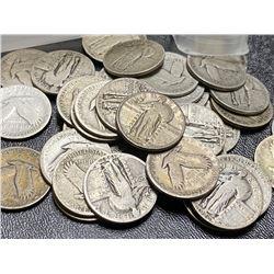 Nice Looking Roll of 40 Standing Liberty Quarters