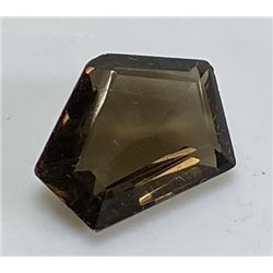 7.25 Fancy Cut Smokey Topaz Gemstone