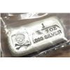 Image 1 : 1  oz. Drop Poured Skull n Crossbones Silver Bar