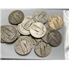 Image 1 : 20 pcs. Better Grade Standing Liberty Quarters