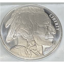 1 oz. Silver Buffalo Design Round