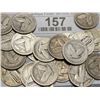 Image 2 : Lot of 20 Better Grade Standling Liberty Quarters