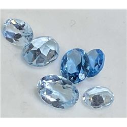 4.5 TCW. Natural Blue Topaz Gemstone Parcel