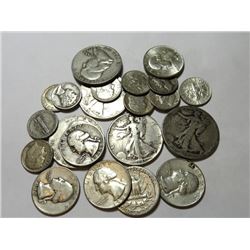 $5 Face value Mixed 90% Silver