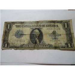 1923 Horseblanket Size $1 Silver Certificate