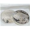 Image 1 : (2) 1 oz. Buffalo Design Silver Rounds