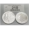 Image 1 : (2) Private Mint 1 oz Silver Rounds