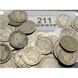 40 pcs. Barber Quarters - Some XF ish