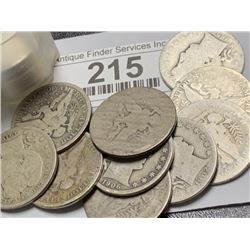 20 pcs Barber Half Dollars