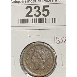 1852 Large Cent