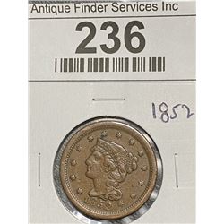 1852 Large Cent